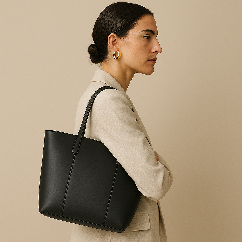 Large Capacity Women'S Handbag Commuter Single Shoulder Bag New 2025 Style for College Students Class and Travel Tote Bag